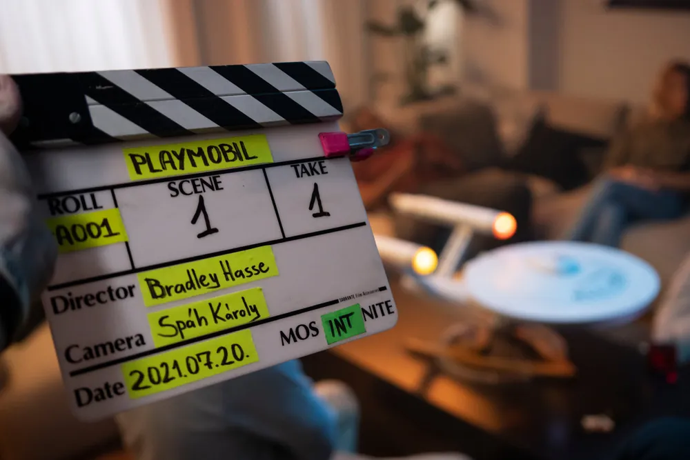 Playmobil slate on set
